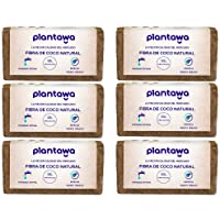 Los mejores  - PLANTAWA Fibra de Coco 60L- Sustrato de Coco- Fibra de Coco Natural- Uso Huerto Urbano